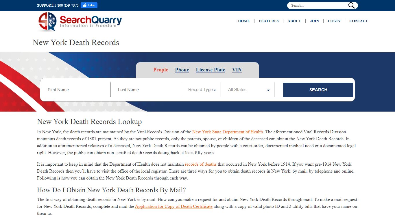 New York Death Records | Enter a Name to View Death ... - SearchQuarry